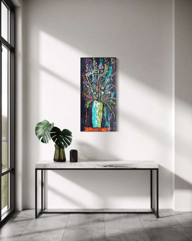 Where Wildflowers Rise in a room 2